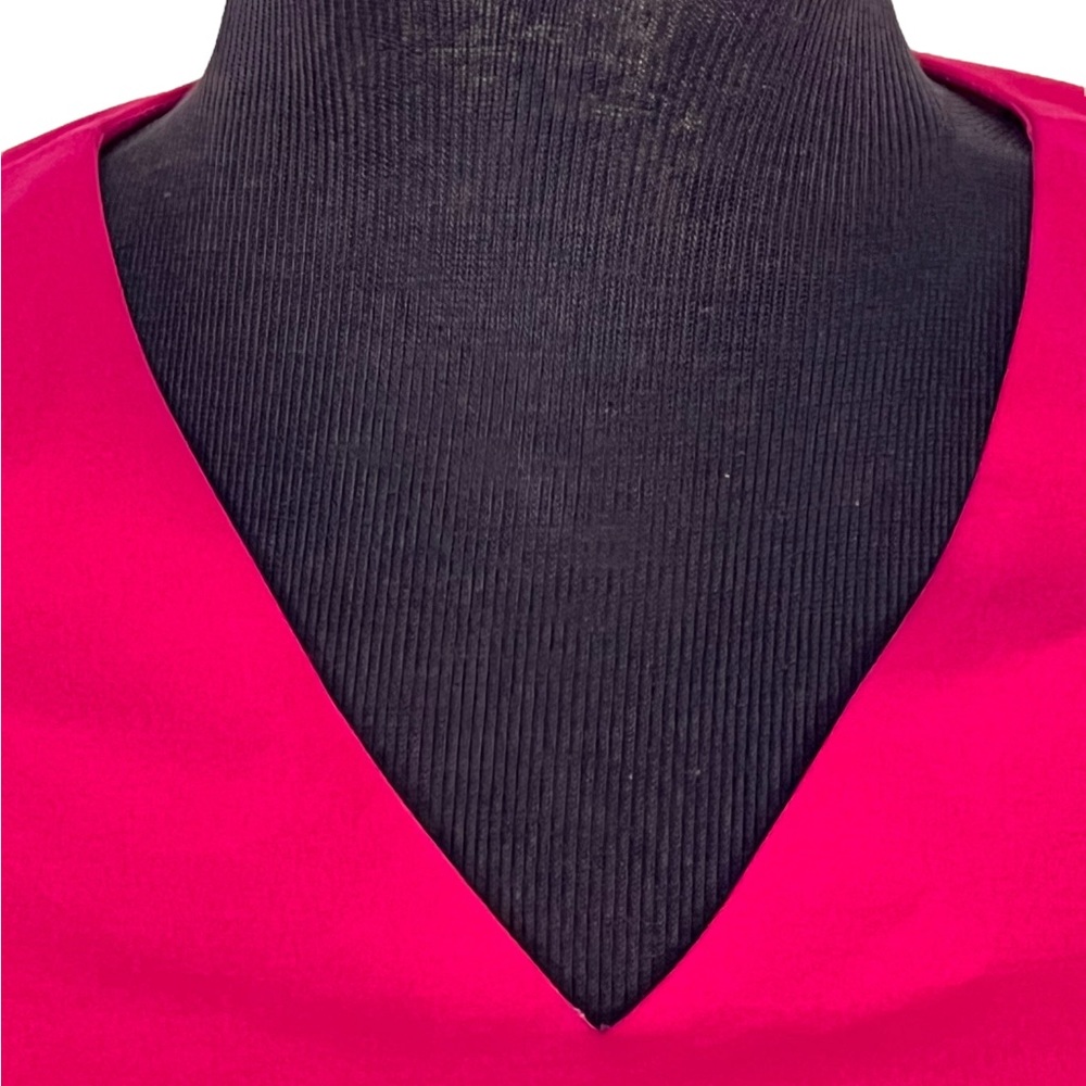 Patrizia Aryton Womens Dress Size 38 Pink Pencil Midi w Matching Belt & Pockets - Picture 4 of 15